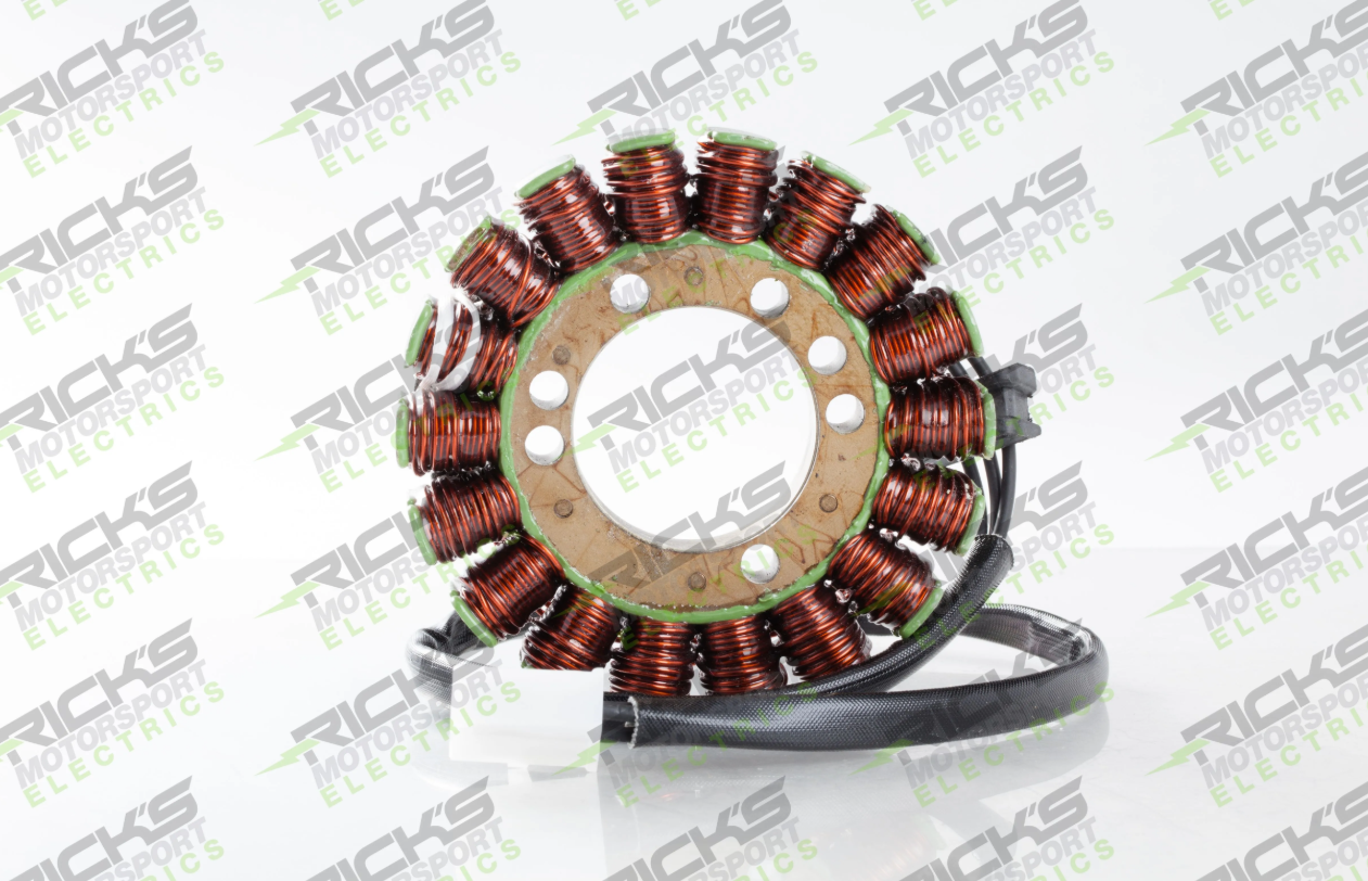 Rick's Motorsports Electrics Universal OEM Style Stator for Kawasaki ZX-6 '90-09, ZX-6RR '91-18, ZZR600 '93-08 Rick's Motorsports Electrics Universal OEM Style Stator for Kawasaki ZX-6 '90-09, ZX-6RR '91-18, ZZR600 '93-08